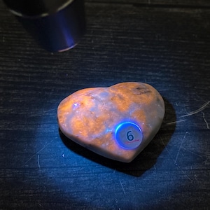 Hackmanite UV Heart Star Rare (Natural Crystal) You Select