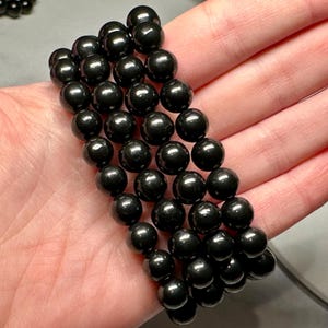 Shungite 8mm Bracelet (Natural Crystal)