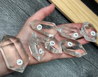 Clear Quartz Double Terminated Point (Natural Crystal DT) You Select