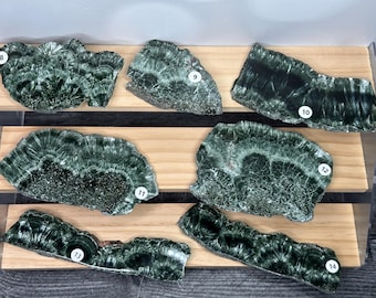 Seraphinite Slab (Natural Crystal) You Select