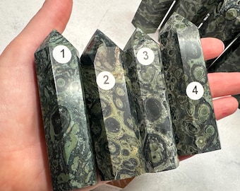 Kambaba Jasper Tower Point (Natural Crystal) You Select