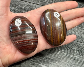 Tiger Iron Palm (Natural Crystal) You Select