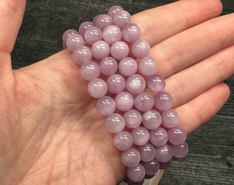 Kunzite Bracelet (8mm) Natural Crystal