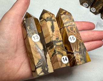 African Picture Jasper Tower (Natural Crystal) You Select