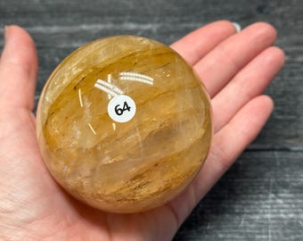 Golden Healer Sphere (Natural Crystal) You Select