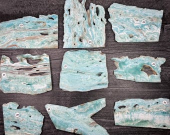 Hemimorphite Blue Slab (Natural Crystal) You Select