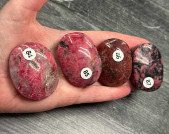 Peruvian Rhodonite Rare Palm (Natural Crystal) You Select