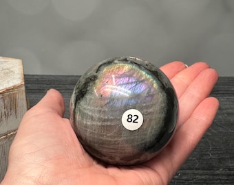 Labradorite Purple Sphere (Natural Crystal) #82