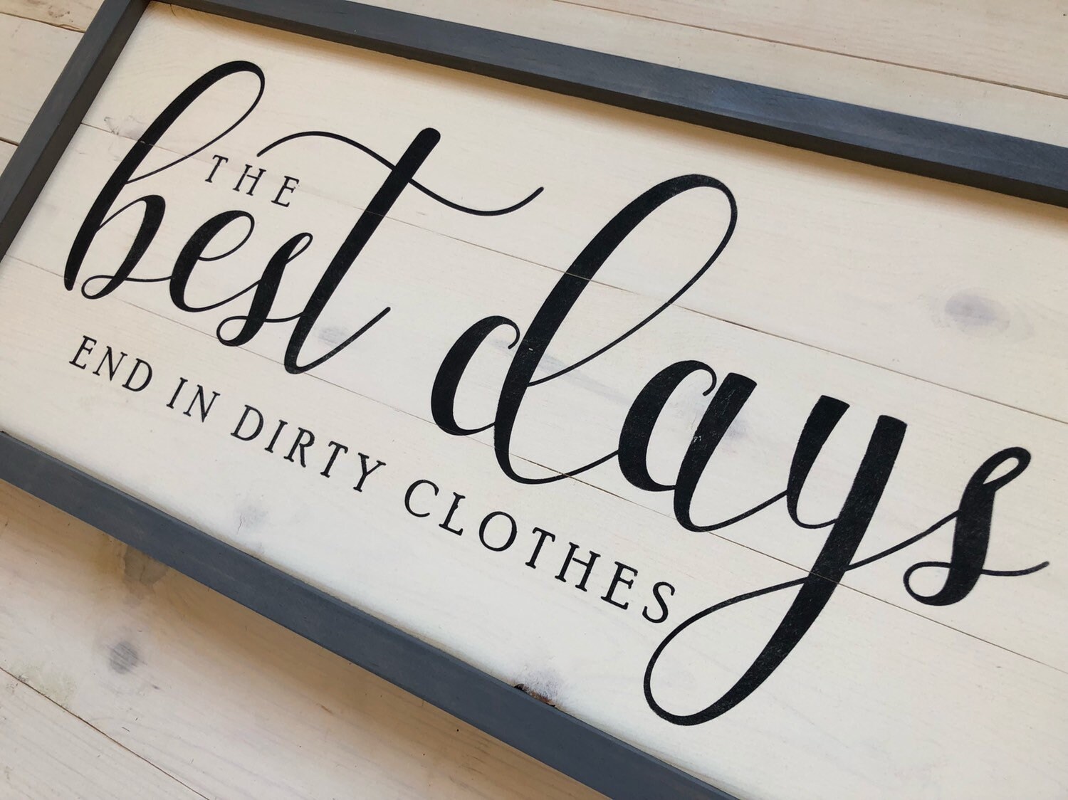 Actualización de la lavandería Los mejores días terminan en | Etsy