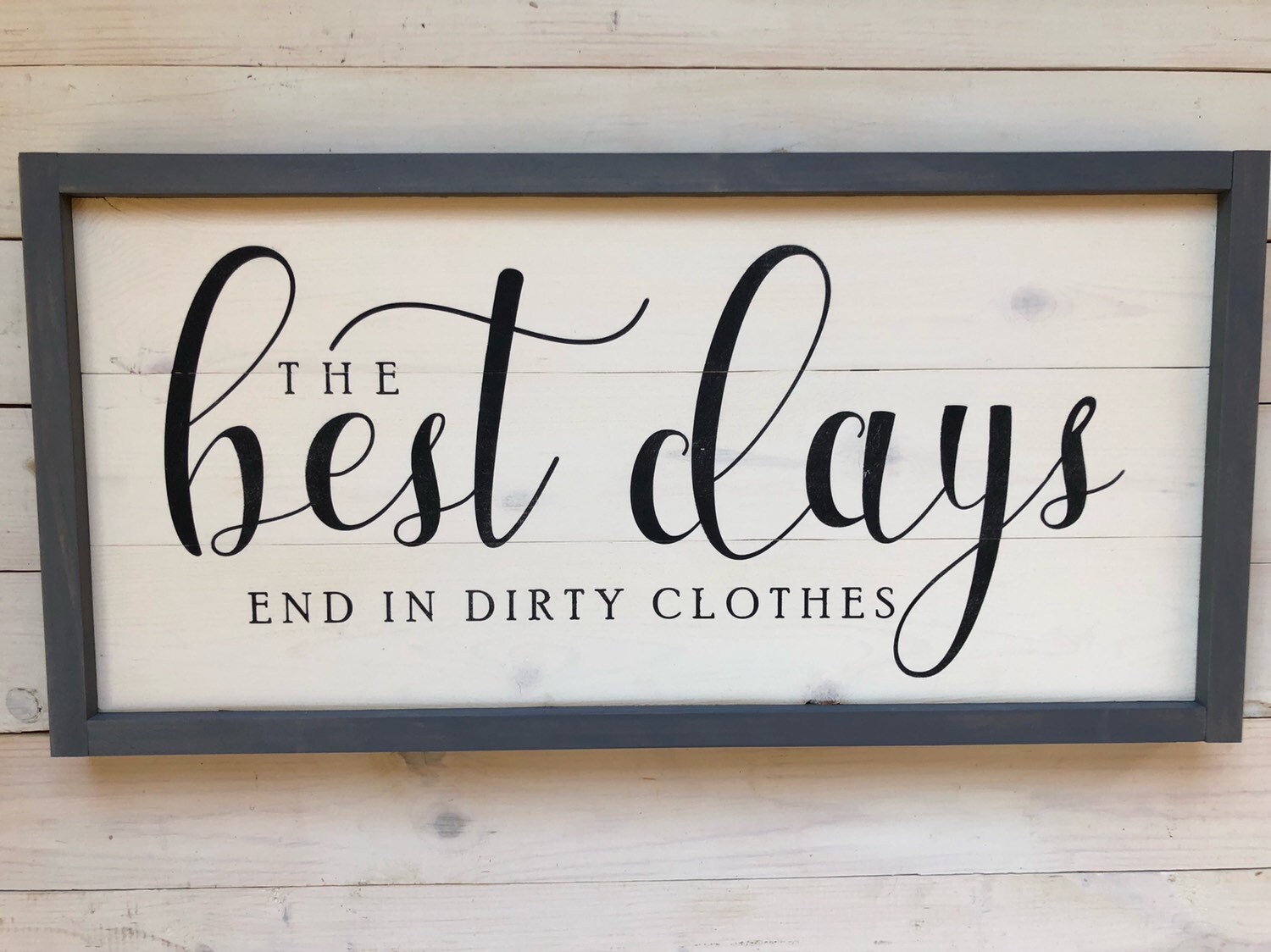 Actualización de la lavandería Los mejores días terminan en | Etsy