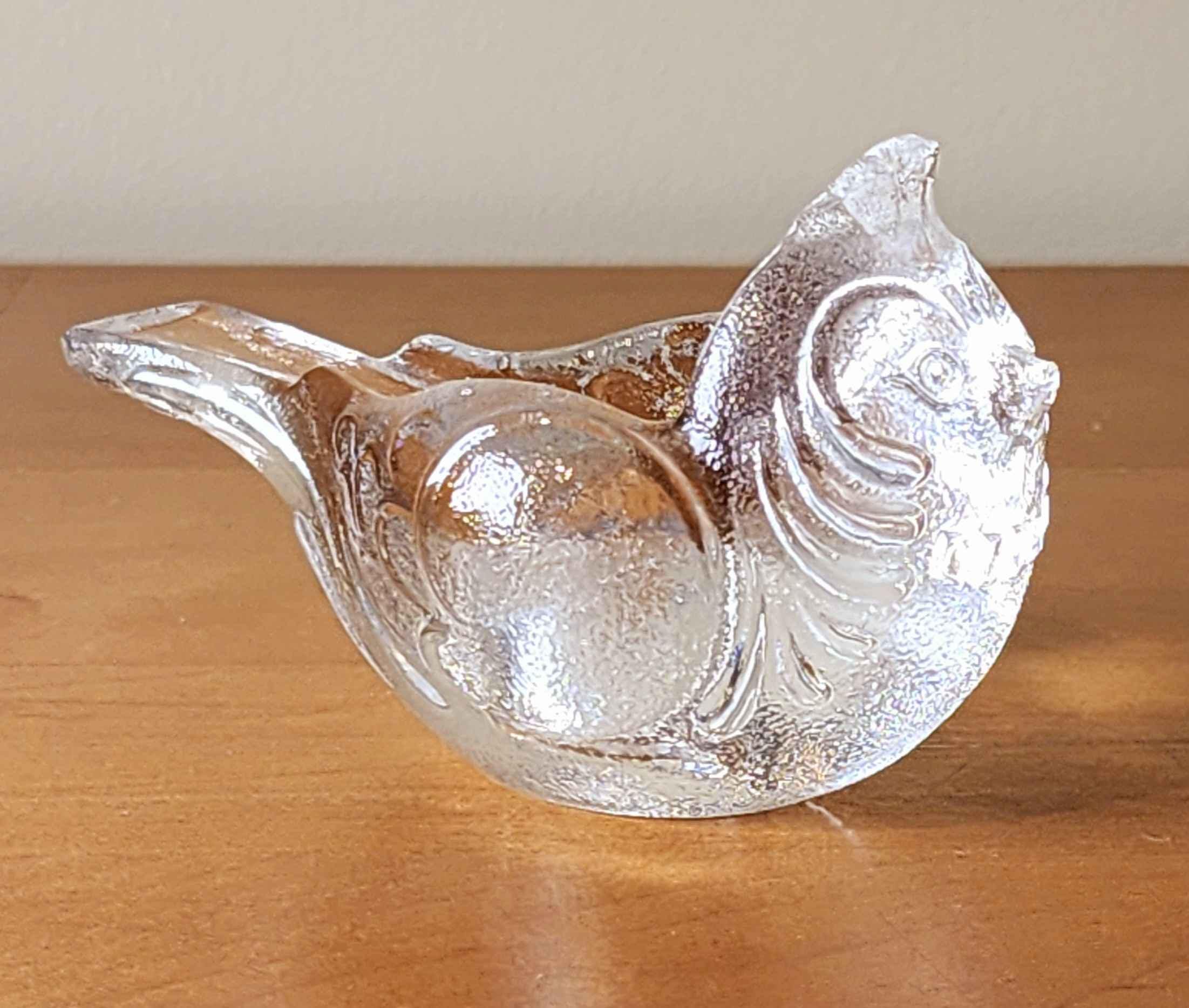 Exquisite Rosenthal Glasspatz Wild Bird Candleholder Bjørn