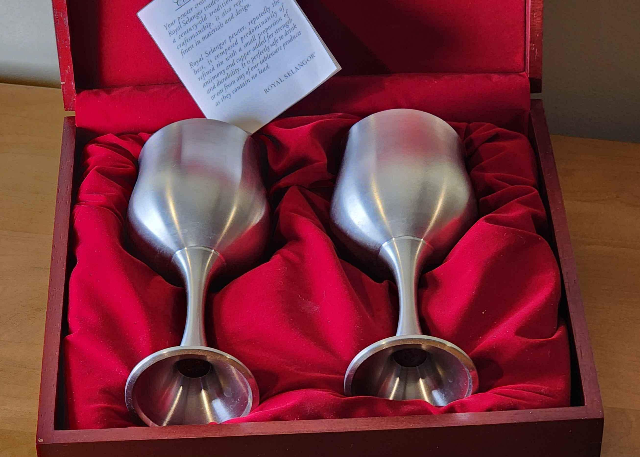 Selangor pewter goblets - Etsy 日本
