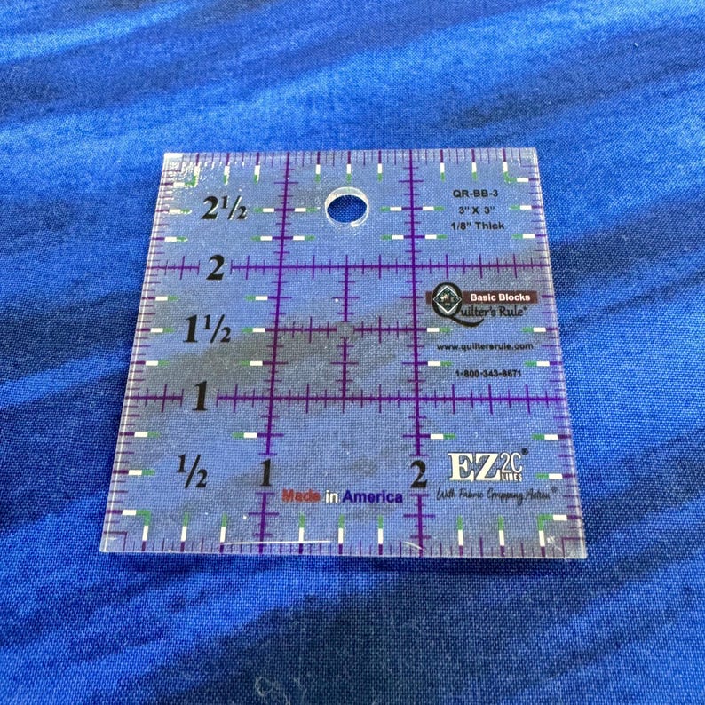 3" Fussy Cutting Ruler | Sewing Ruler | Quilting Tool 画像 5