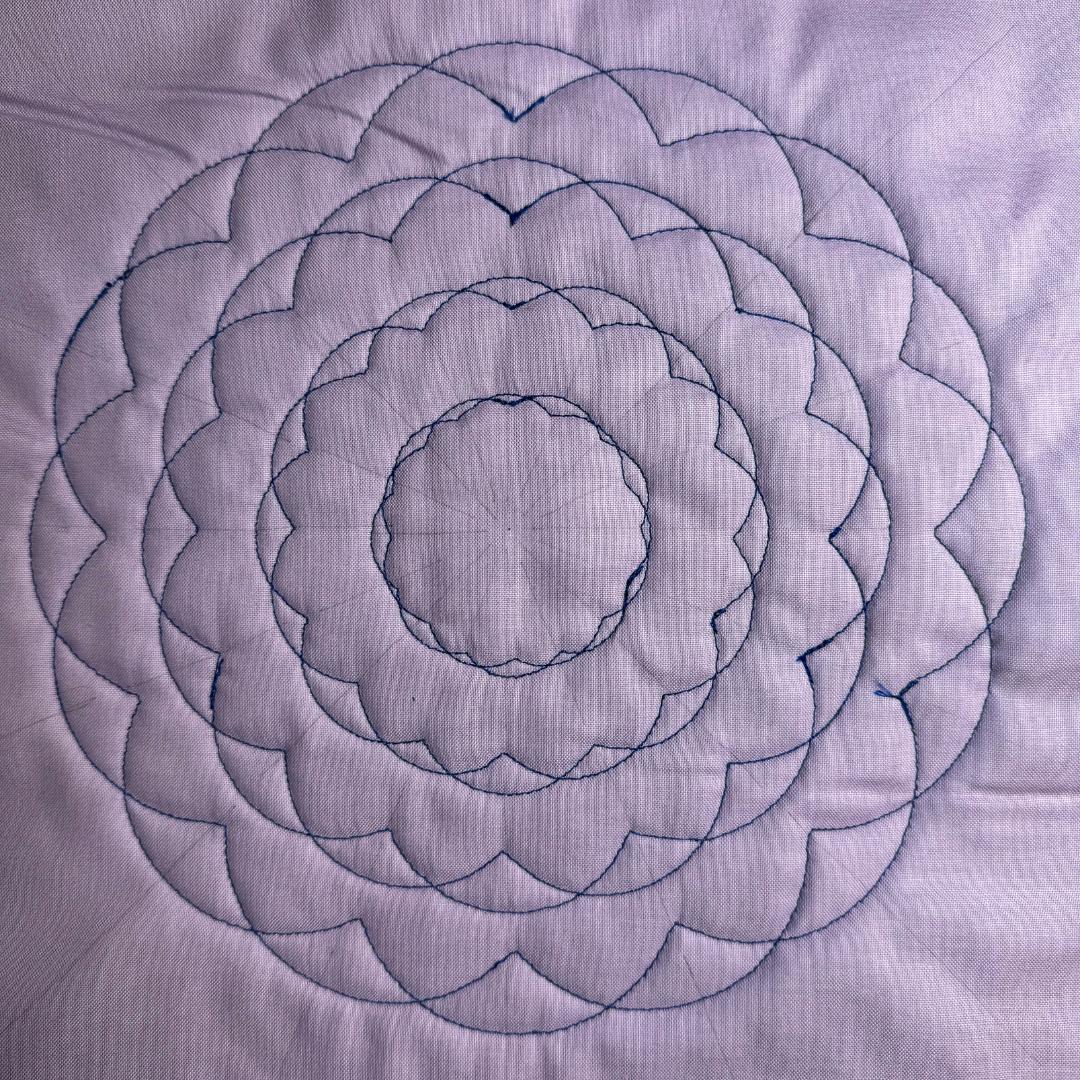 Nested Quilt Pattern Nested Daisy Quilting Template: Flower Quilting Ruler - Etsy