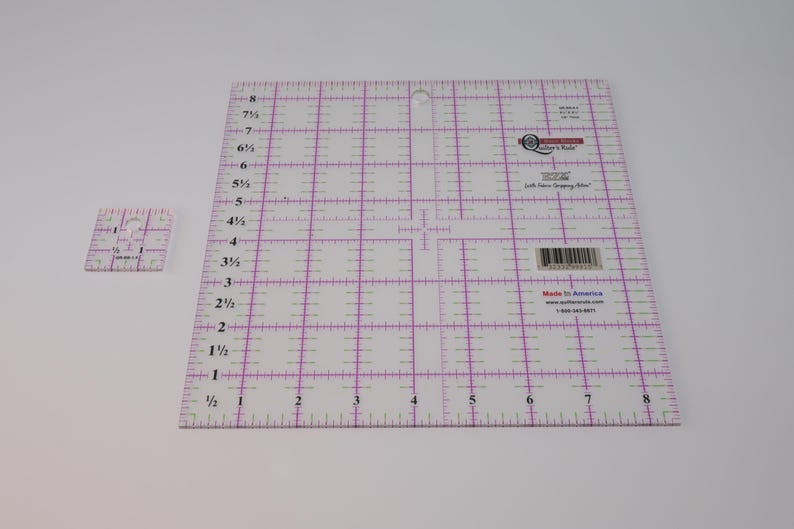 Basix Quilt Ruler Fussy Cutting Ruler | Acrylic Sewing Tool | Basic Blocks Quilting Ruler ...