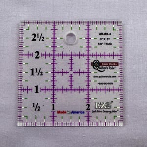 3" Fussy Cutting Ruler | Sewing Ruler | Quilting Tool 画像 2