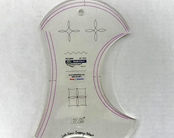 Small 4-in-1 Machine Quilting Tool | Quilt Template | Arc Quilting Ruler