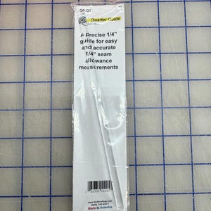 Quarter Guide, Seam Allowance Guide, Marking Quilting Lines Guide, Drawing Seam Allowance Guide.
