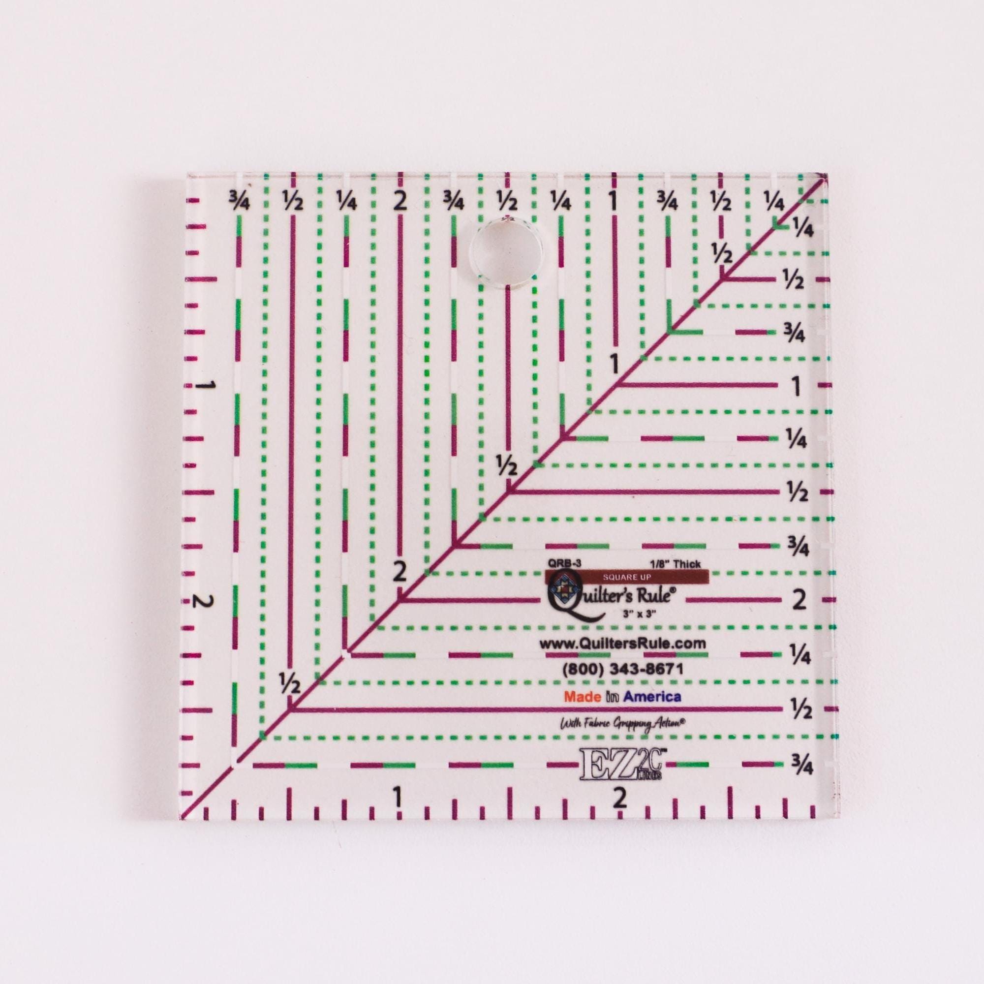 Quilter's Square up Ruler | Acrylic Sewing & Fussy Cutting - Etsy