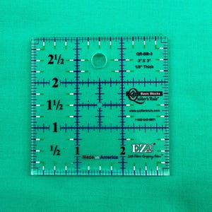3" Fussy Cutting Ruler | Sewing Ruler | Quilting Tool 画像 4
