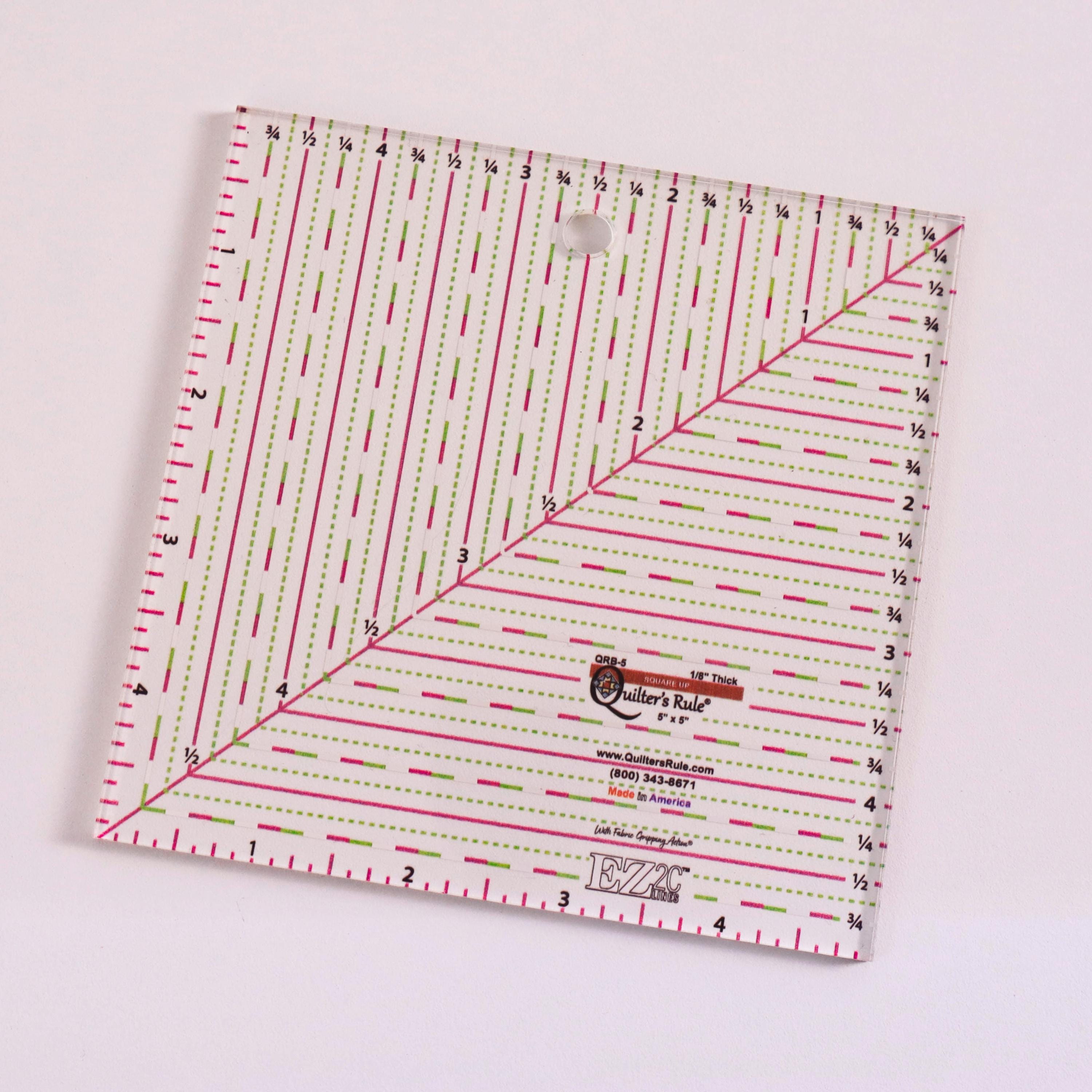 Quilter's Square up Ruler | Acrylic Sewing & Fussy Cutting - Etsy