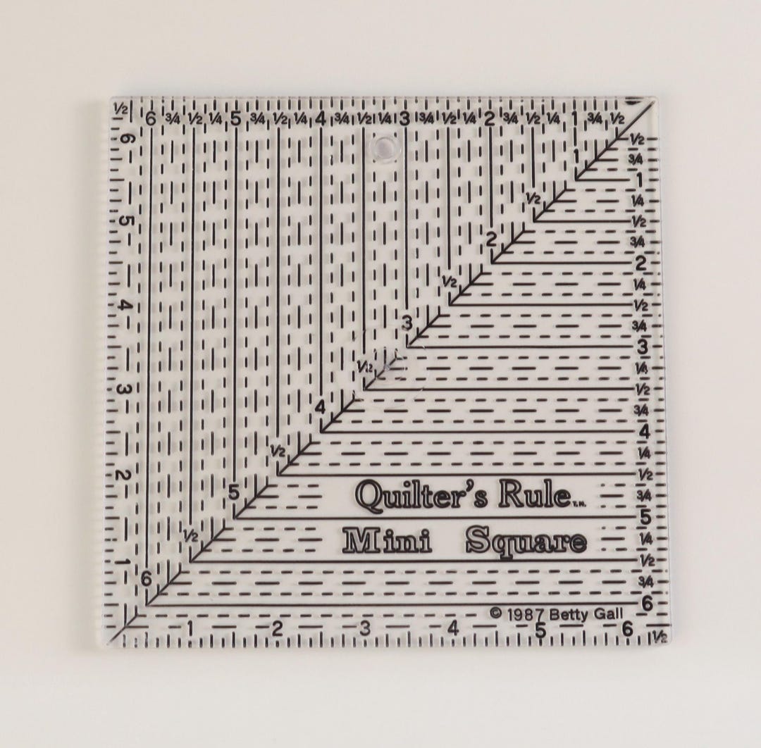 Quilt Block Square Ruler Square up Ruler | Quilter's Rule Mini Square | Metric Quilting Ruler - Etsy