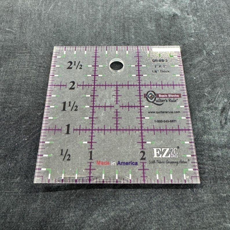 3" Fussy Cutting Ruler | Sewing Ruler | Quilting Tool 画像 3