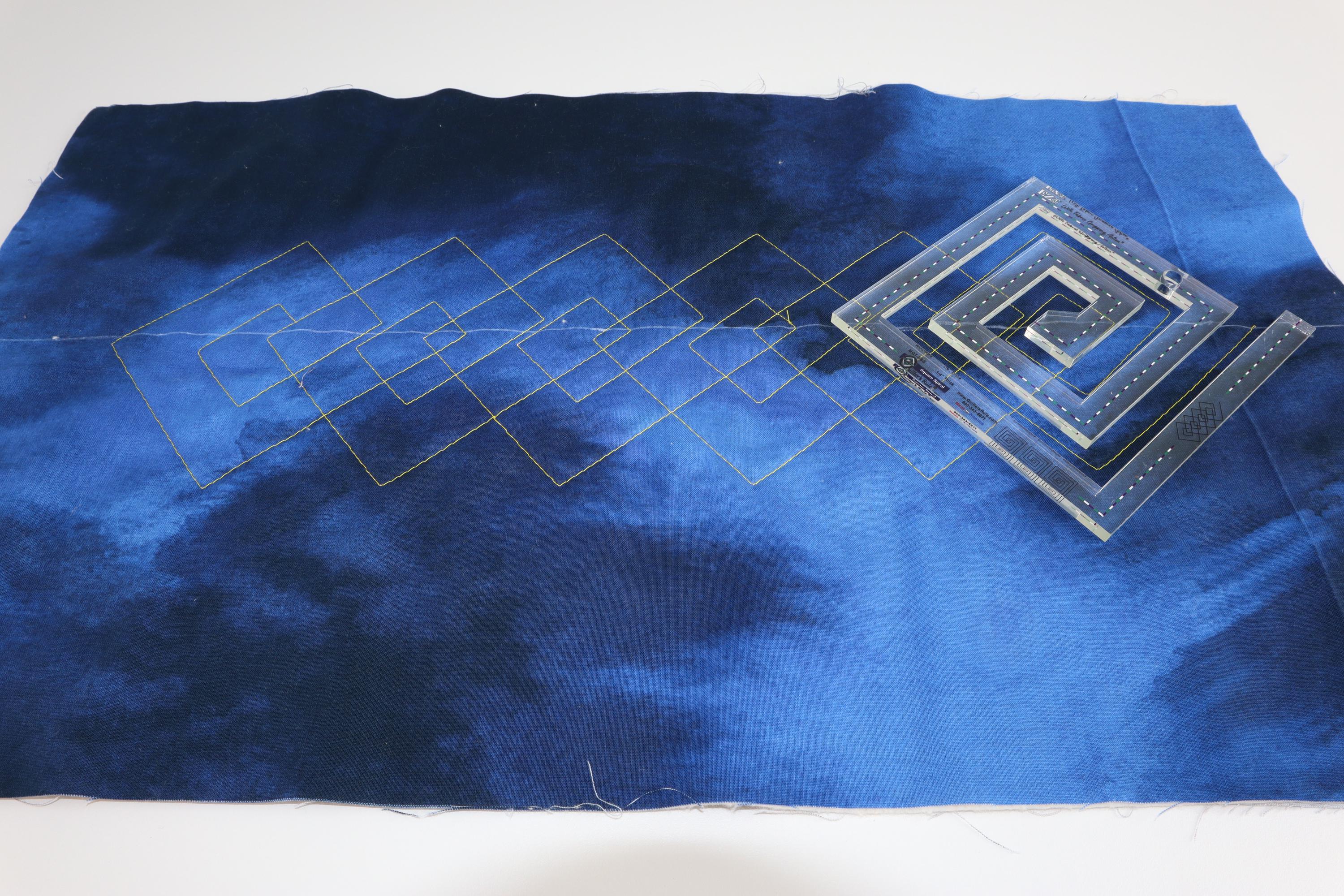 Greek Key Quilting Ruler | Square Spiral Template | Rulerwork Quilting ...