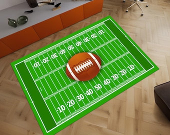 American Football,Court Rug, Sport Rug, Kids Room Rug, Custom Rug, Hypebeast Rug, Area Rug,Personalized Rug,Unique Rug,Gift for Him,Play Mat