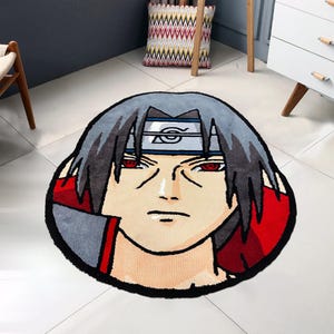 Anime Lover Gift Rug, Anime Characters Rug, Japan Rug, Area Rug, Anime Rug, Kawai Rug, Manga Rug, Custom Rug, Tufted Look Printed Rug