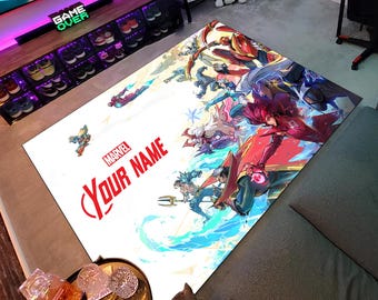 Customizable Marvel Rivals Rug, Marvel Game Rug, Marvel Characters Rug, Rivals Game Rug,Super Heros Rug,Game Room Rug,Game Decor,Gamer Gifts
