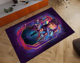 Galaxy Rug, Popular Movie Rug, Super Hero Rug, Movie Characters Rug, Movie Rug, Movie Decor, Fantastic Rug, Personalized Rug, Custom Rug