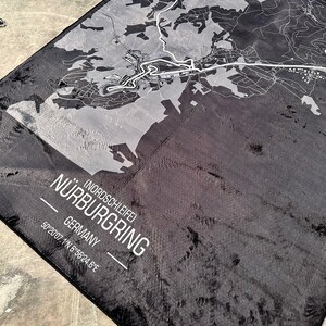 Tapijt racekaart, racegamekaart, gametapijt, autoracekaart, gameroomtapijt, gamedecor, gamedecor, gamingcadeau, karpetten, aangepast tapijt, gamingkleed afbeelding 5