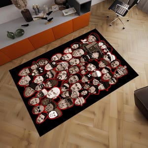 Music Rug,Legends Rug,Hiphop Rug,Rappers Rug,Music Room Rug,Rap Stars Collage Rug,Music Decor,Awesome Rug,Unique Rug,Area Rug,Gifts for Him