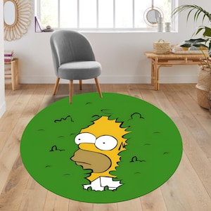 Adult Rug, Round Rug, The Simpsons Rug,Legend Rug,Green Rug,Fantastic Rug,Cool Rugs,Anime Decor,Custom Rug,Anime Rug,Area Rugs,Gifts for Her