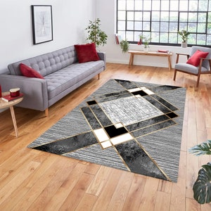 Colorful Rug, Geometric Rug, Luxury Rug, Unique Rug, Modern Rug, Area Rugs, Aesthetic Rug, Home Decor,Rugs for Living Room,Housewarming Gift