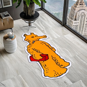 Quasimoto &#39;Lord Quas&#39;, Doctor Doom Rug, Quasimoto Rug, Doom Rug, Mf Doom Rug, Quasimoto Inspired Rug, Hip Hop Rug, Tufted Look Printed Rug