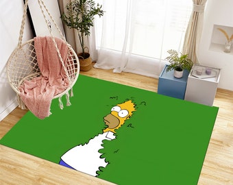 Simpsons, Legendmatta, Vuxenmatta, Grön matta, Unik matta, Fantastisk matta, Coola mattor, Anime-dekor, Anpassad matta, Anime-matta, Area Matta, Presenter till henne