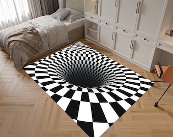 illusion Rug,3D Vortex Rug,Popular Rug,Optical illusion Rug,Home Decor,Area Rugs,Aesthetic Rug,Rugs for Living Room,Housewarming Gift