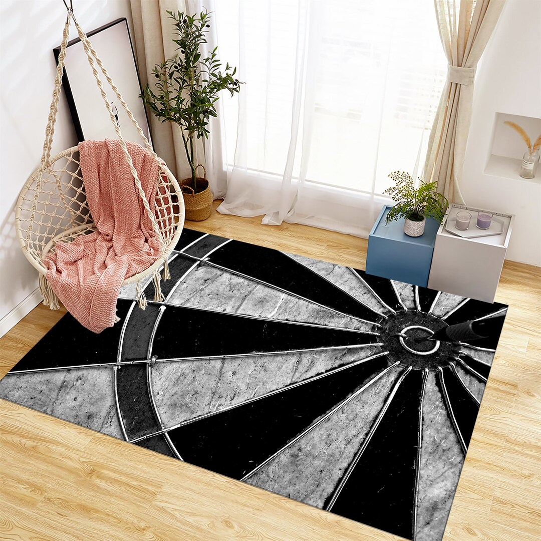 Dartboard Rug, Target Rug, Dart Player Rug,play Rug,sport Rug,cool Rugs ...