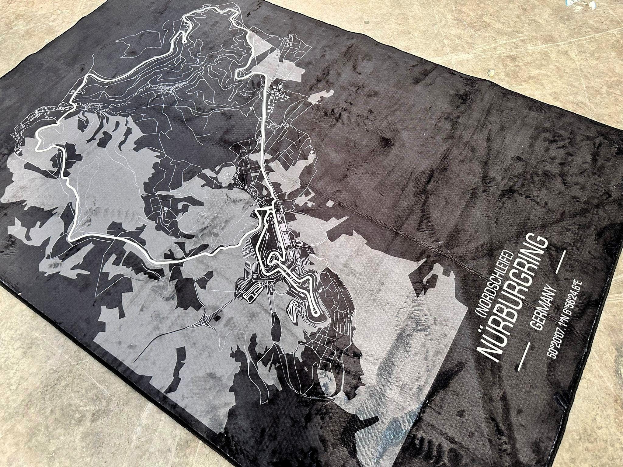 Race Map Rug, Racing Game Map, Game Rug,car Racing Map,game Room Rug ...