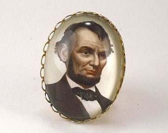 Abe the Babe Cocktail Ring Our great Abraham Lincoln Cocktail Ring