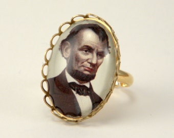 Little Lincoln our petite Abraham Lincoln Ring