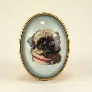 Clyde The Handsome Pug Brooch
