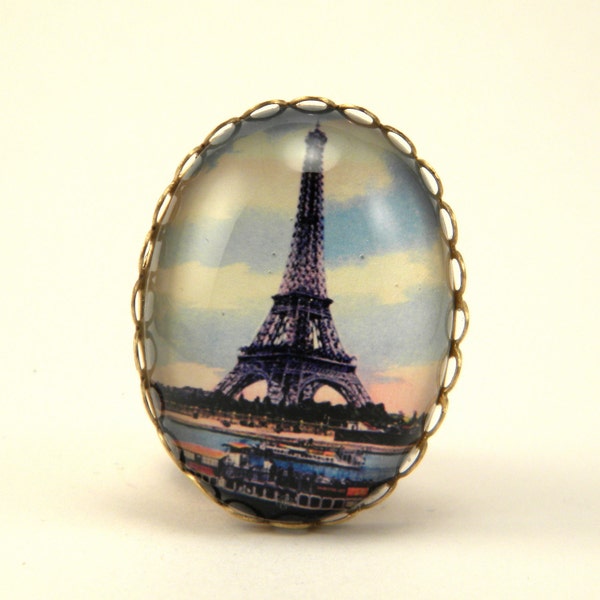 Eiffel Tower Cocktail Ring