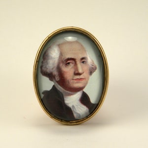 President Numero Uno George Washington Brooch