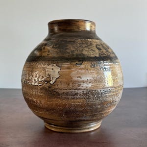 Patterned Blue & Black Moon Jar - Orb Jar - Urban Decay Series #5