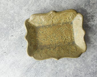 Aardewerk zeepbakje, ringbakje, snuisterijbakje – handgemaakte keramische dipsauskom