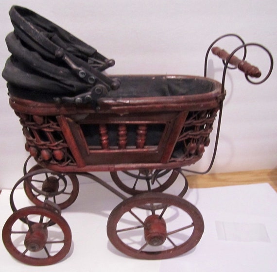 victorian doll carriage