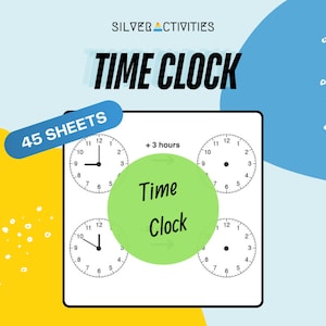 Activities for dementia patients - Time Clocks/Activities for Dementia patients at home/Dementia Activities/Memory care activities
